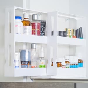 UPP Gewürzregal ausziehbar | weiß oder schwarz